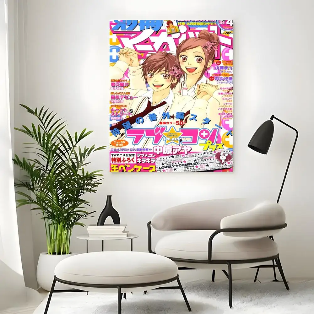 Vibrant Orange Anime Art Print – Perfect