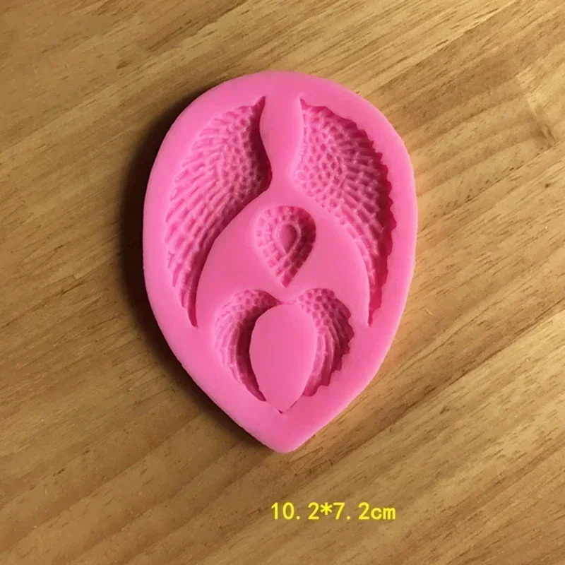 Silicone Mold 1 PCS Silicone 3D Wing Mold Form Arts Craft Carving Pottery Ceramic Tool Handmade Clay Tools