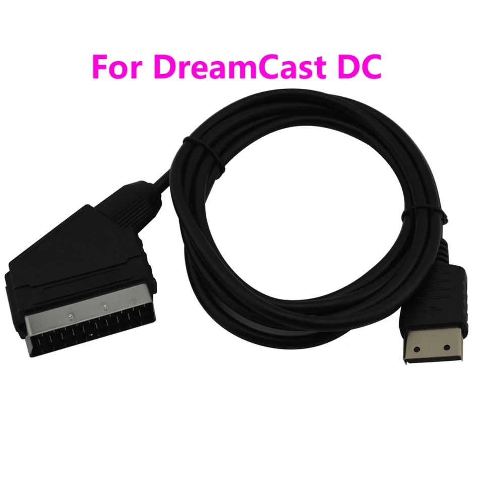 Câble Péritel Pour Sega Dreamcast, Neuf, Pour Retrogaming