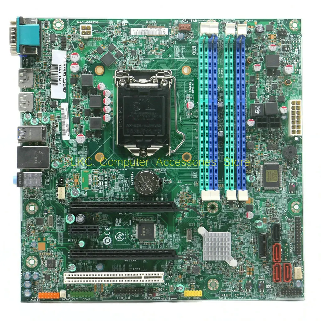 Placa-mãe para Lenovo Thinkcenter M93 M93p: 1.0 Placa-mãe Is8xm-rev: 1.0 Lga1150 Pci 03t7183 W8p Is8xm 100 Testado