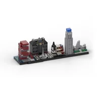 2024 New Hot City Movie Skyline Bricks Pisa Rome Rotterdam Cambridge Education Architecture Building Blocks Fans Birthday Toys 5