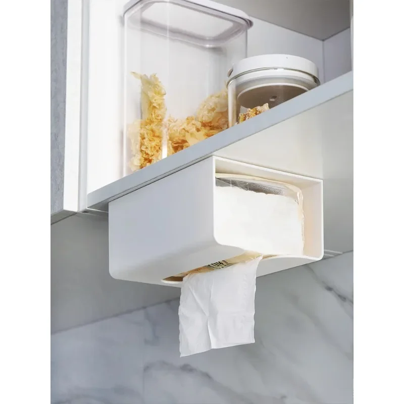 

Drawing paper box for home living room creative tissue box, scratch free, perforated wall hanging storage , paper drawing box