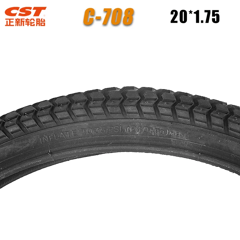 CST 20inch 20*1.75 Mountain Bicycle tire 47-406 C708 Small Wheel diameter BMX Folding Bicycle Tyres