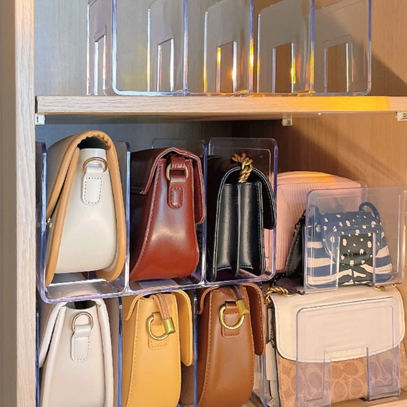 Bag Storage Box Luxury Handbag Organizer for Wardrobe Closet Lady Bag  Holder Handbag Show-box Home Storage Organization - AliExpress