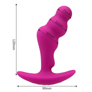 Wireless Remote Control 10 Modes G Spot Vibrator Anal Plug Prostate Massager Male Masturbator Anus Vibrating Sex Toys for Man 6
