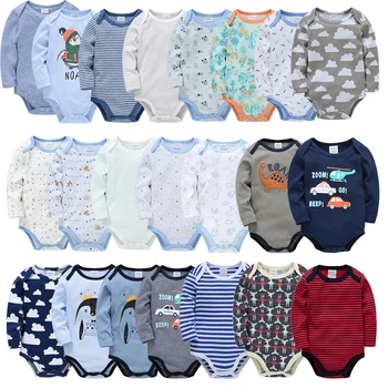 Cotton Baby Long Sleeve Bodysuit 1
