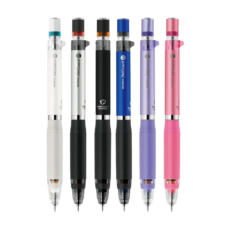DelGuard 시스템 기계식 연필 P-MA88, 지우개 연필 포함, 학생 학교 문구 용품, 1pc