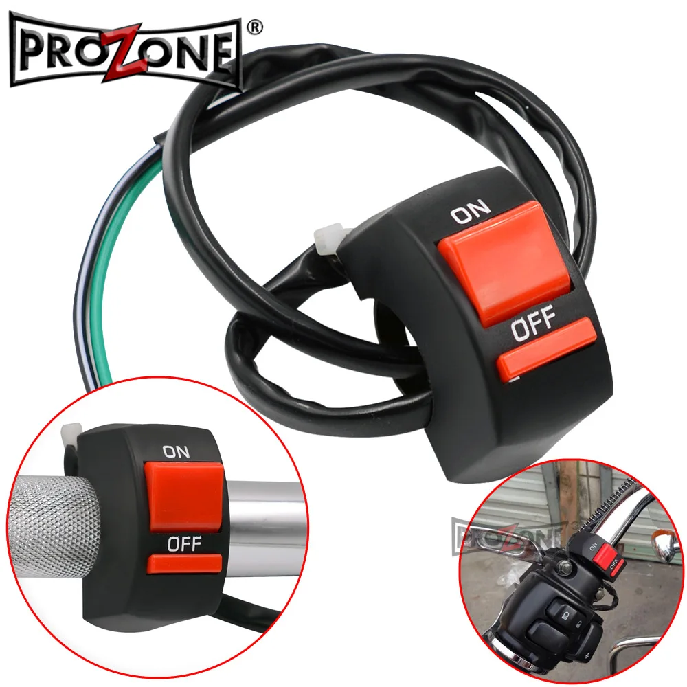 

Motorcycle Headlight Modified Parts Switch Moto Accessories Universal Light ON OFF Button ATV Electric Dirt Pit Bike Motorbike
