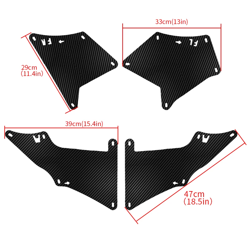 Ensemble de garde-boue pour VTT ROMOTE - Style C - Protège-boue avant