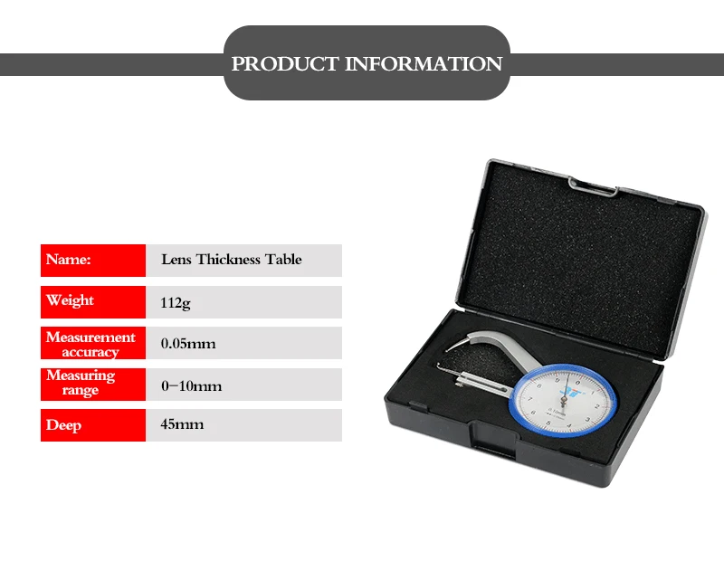 Best Price High Quality Optical Equipment Tester Lens Thickness Apparatus for Eyeglass