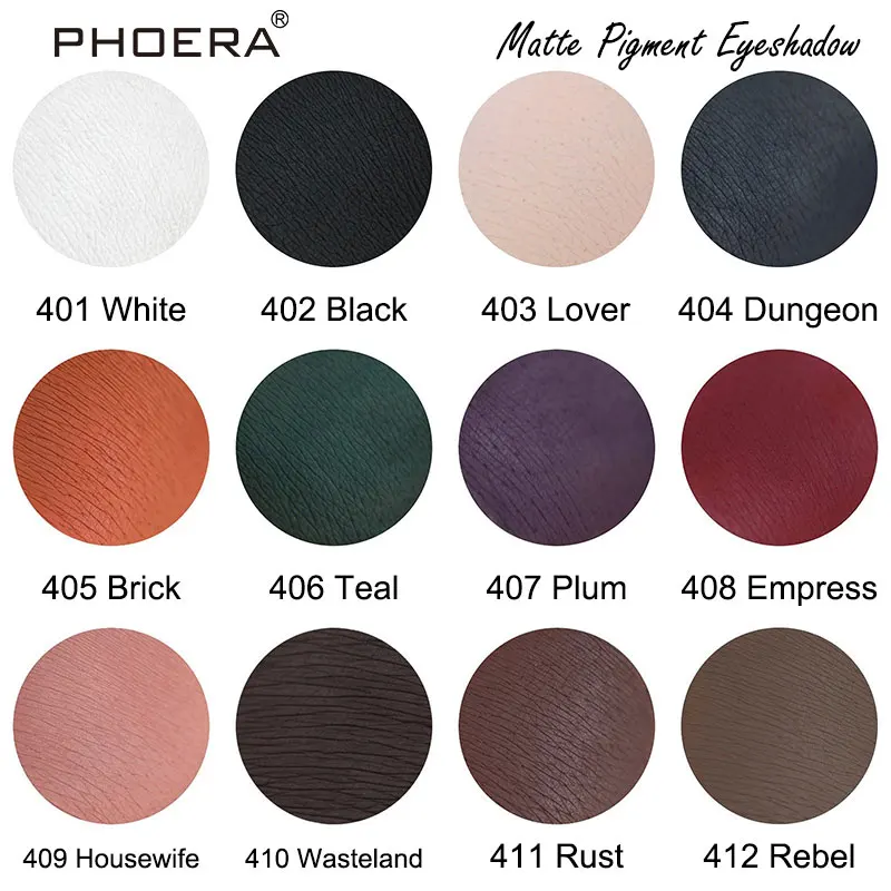12-Color Matte Eye Shadow Powder Velvet Smooth Long Lasting Waterproof Eye Makeup Single Palette 3pcs
