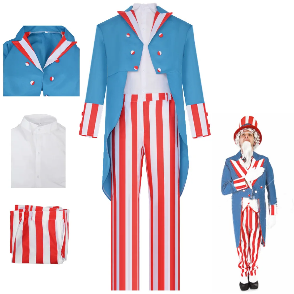 American Flag Patriotic Costume for Men (Unofficial)