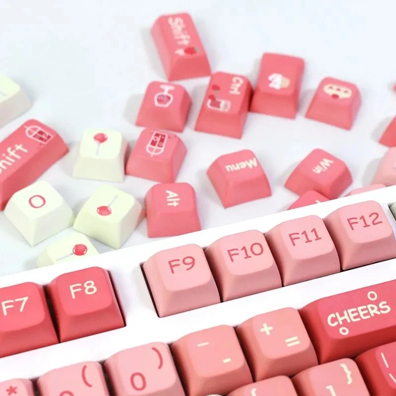 XDA Profile, MX Switches, DIY Teclado Gamer Mecânico, 135 Chaves