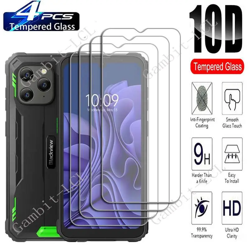 

4PCS For Blackview BV5300 Pro 6.1" Screen Protective Tempered Glass On BlackviewBV5300 Oscal S70 BV5300Pro Protection Cover Film