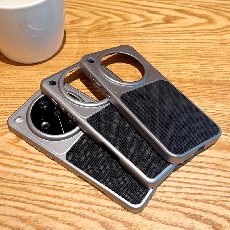 Minimalist Shockproof & Drop-Resistant Leather Phone Case with PC Material