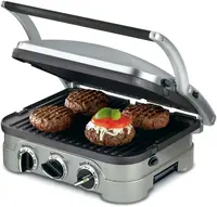 Panini Press, Stainless Steel Griddler, Sandwich Maker 1