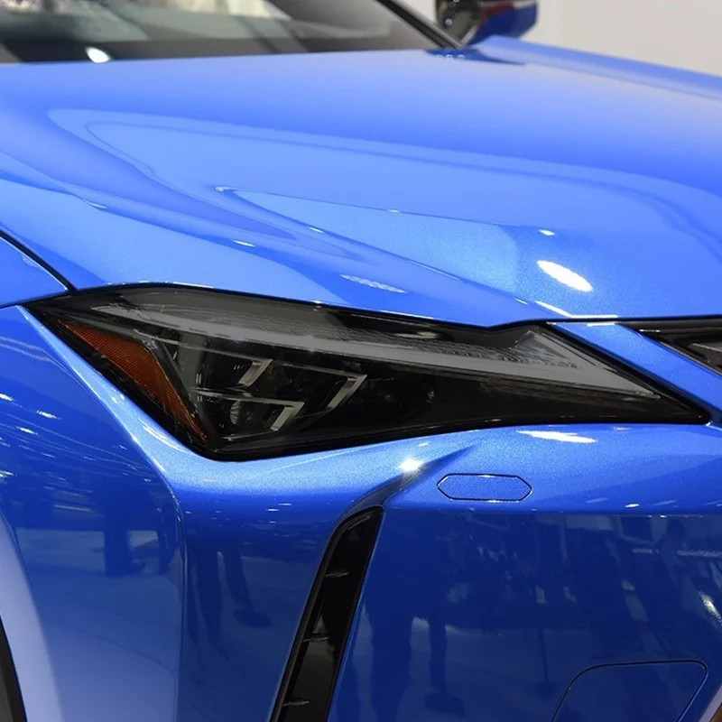 Car Headlight Protective Film Front Light Transparent Smoked Black TPU Sticker For Lexus UX UX250h UX200 2019 2020 Accessories | Автомобили