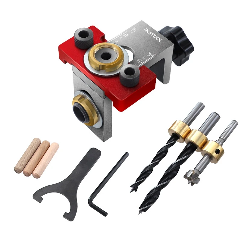 1set-hole-drilling-positioner-pocket-hole-jig-system-3-in-1-woodworking-hole-drill-punch-locator-industrial-tools