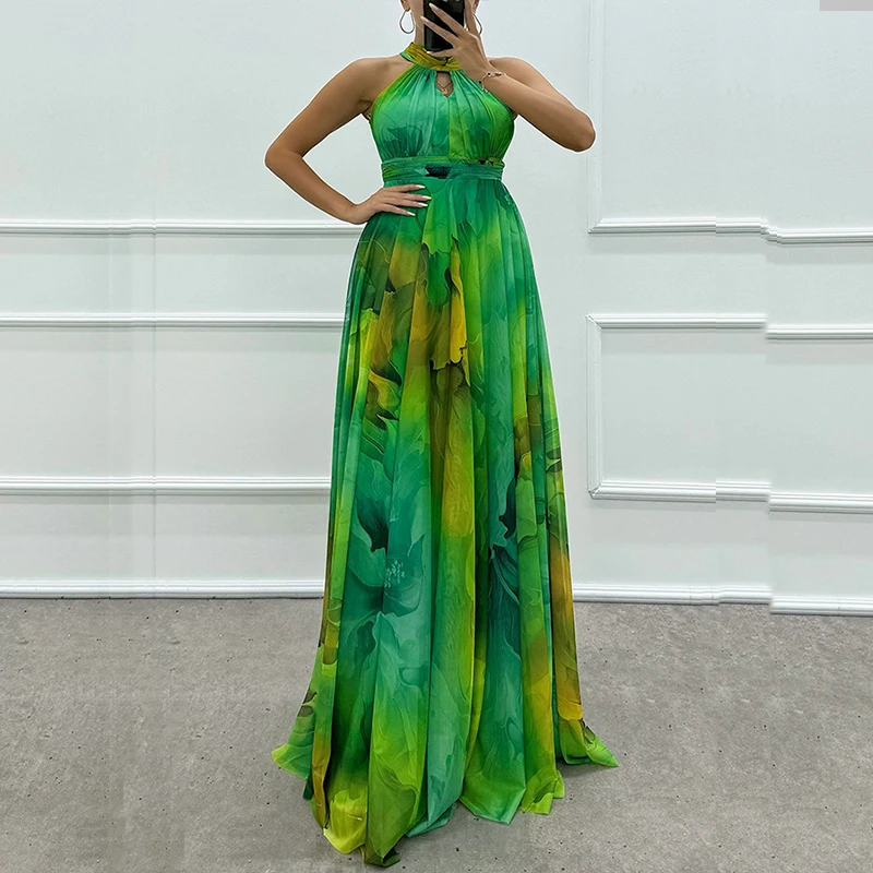 Bohemian Style Sexy Pure Color Tube-Top Backless Hollow out Slit Lace Dress main image 0