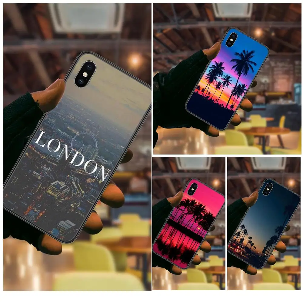 Hawaiian Sunset Prezzo Soft Tpu Phone Capa Per Samsung Galaxy Note 10 Plus Ultra M51 M31 M30S J6 J8 2018 A10 A10S A11