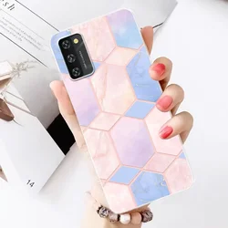 Elegant Marble Clear Soft Silicone Protective Phone Case for Blackview A100 (6.67 Inch) (TM2126)