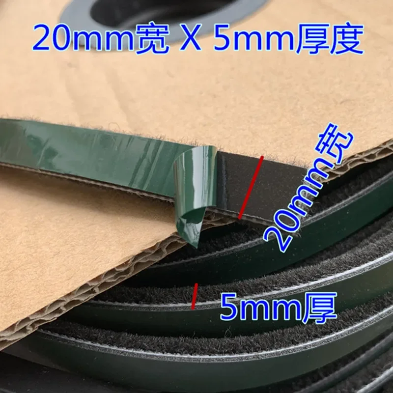 Self-adhesive Sealing Wind-proof Brush Strip For Home Door Window Sound Insulation Strip Gasket widen 20mm Brush door seal strip sealing strip tape window seal strip sealing tape sealing strip 5meters