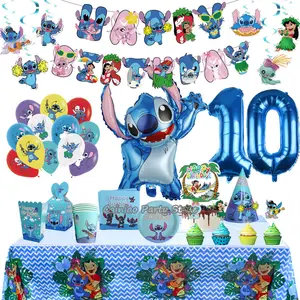 Lilo Stitch Birthday Party Decorations  Lilo Stitch Birthday Party  Supplies - Disney - Aliexpress