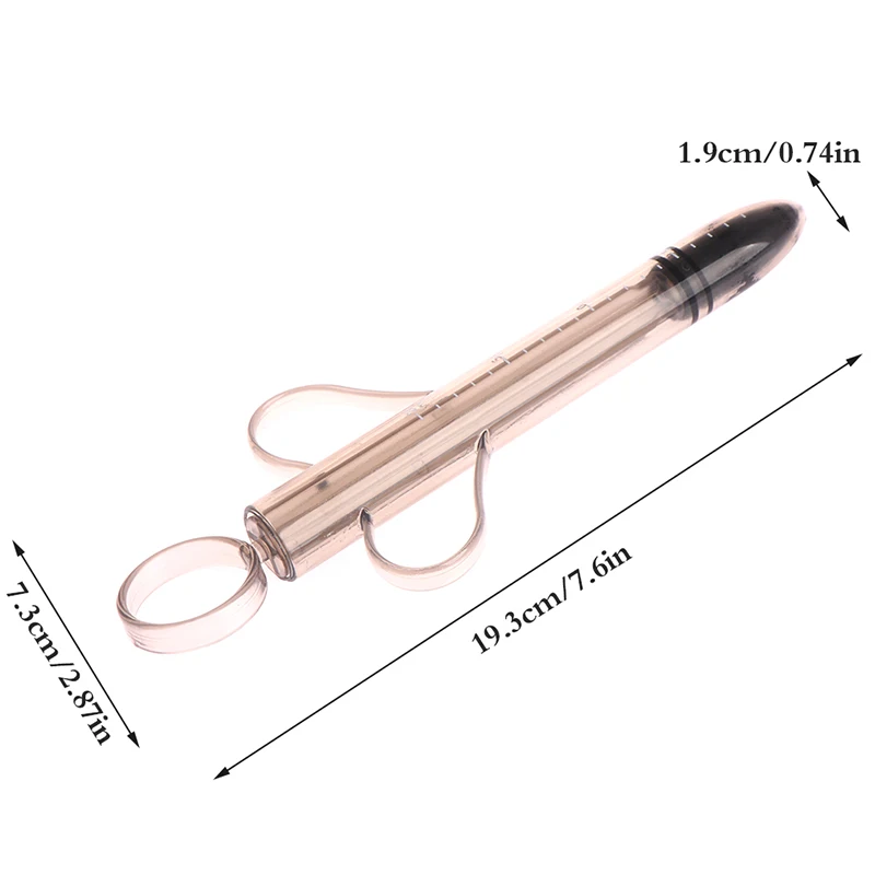 20ml Silicone Lubrication Clean Toys for Couples Anus Lubricant Enemator Vagina Lubricating Oil Injection Syringe Tools Sex Toys