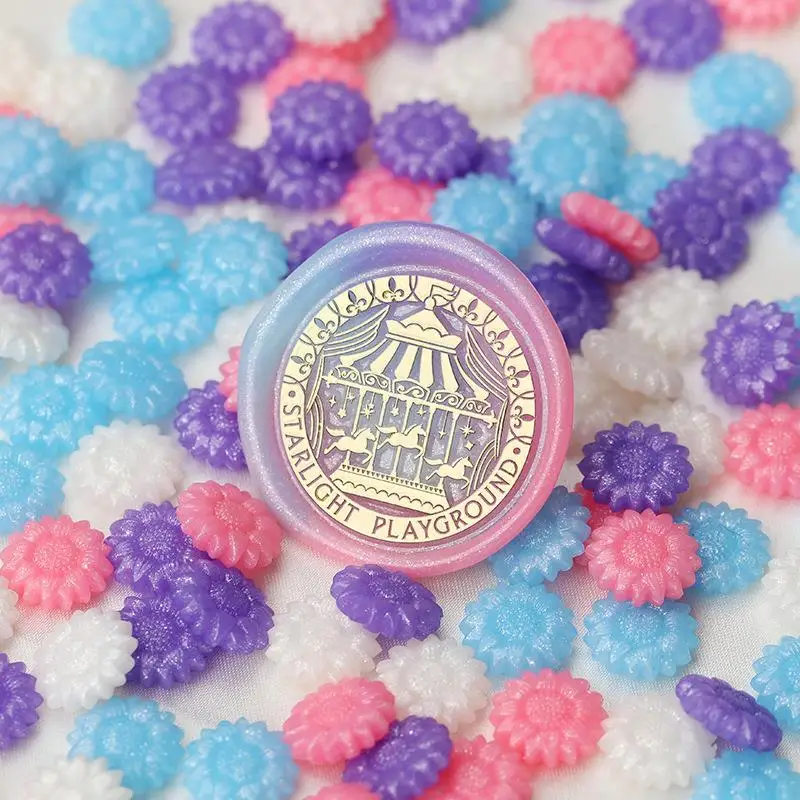 100pcs/Bag Sunflower Mix Color Sealing Wax Beads for Vintage Wax Seal