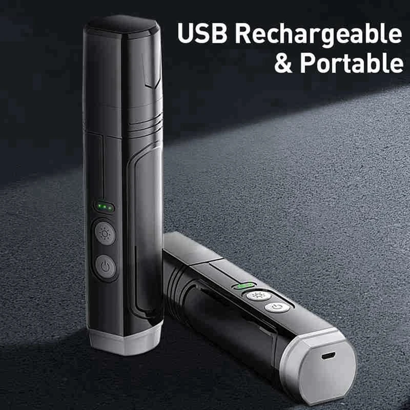 Electric pet nail grinder professional dog nail clippers + 2 LED light rechargeable cat claw grooming spare parts