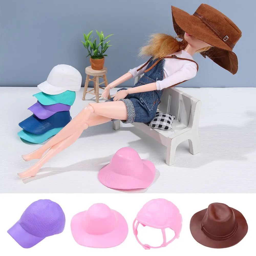 DIY Doll Cowboy Hats Baseball Caps