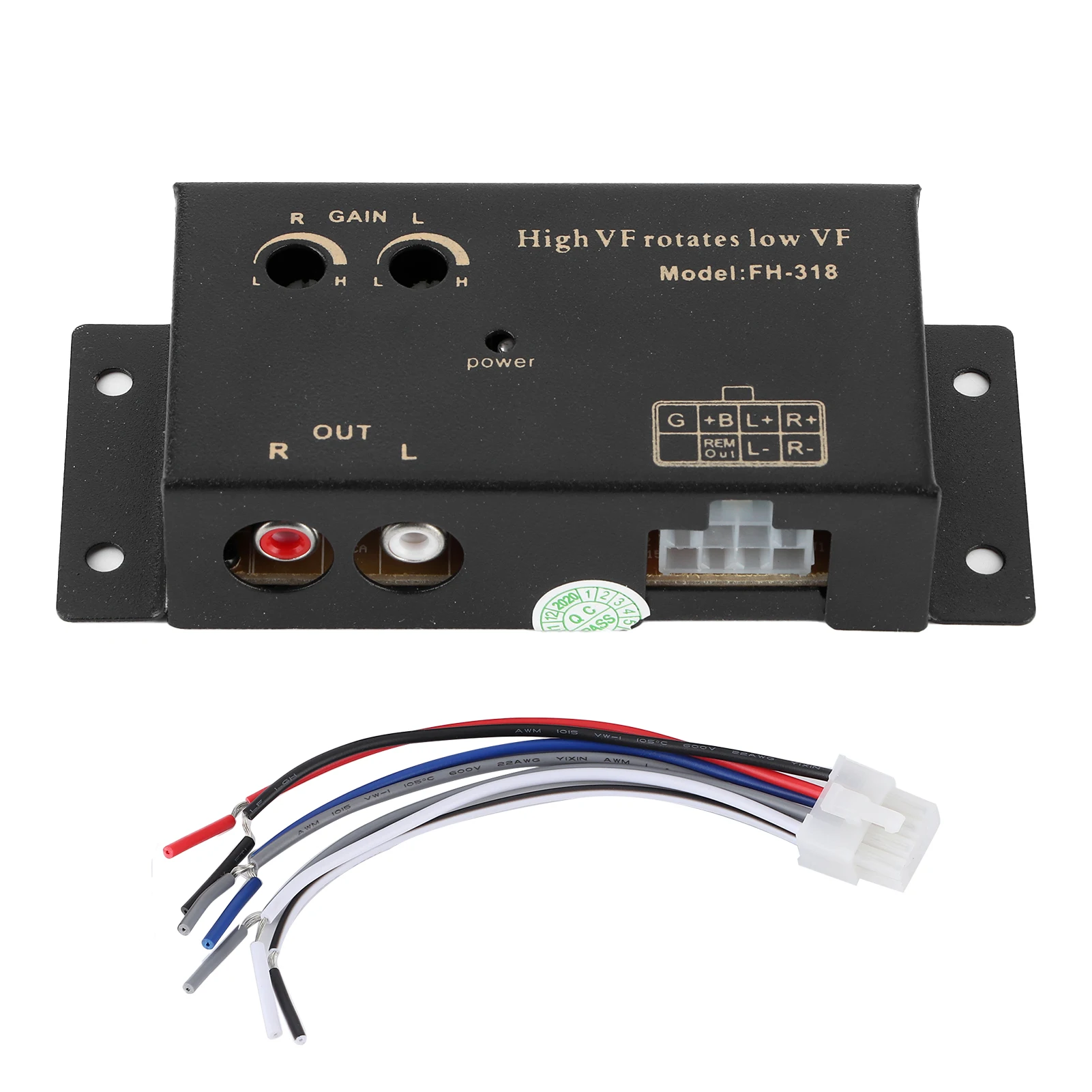 Car Audio Converter High to Low Level Adapter Low Distortion for RV