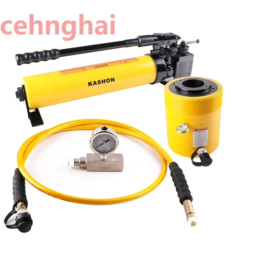 

KS-RCH-1003 95 Ton ENERPAC Same Cheap Price Push And Pull Center Hole Single Acting Hollow Hydraulic Cylinder Jack Ram