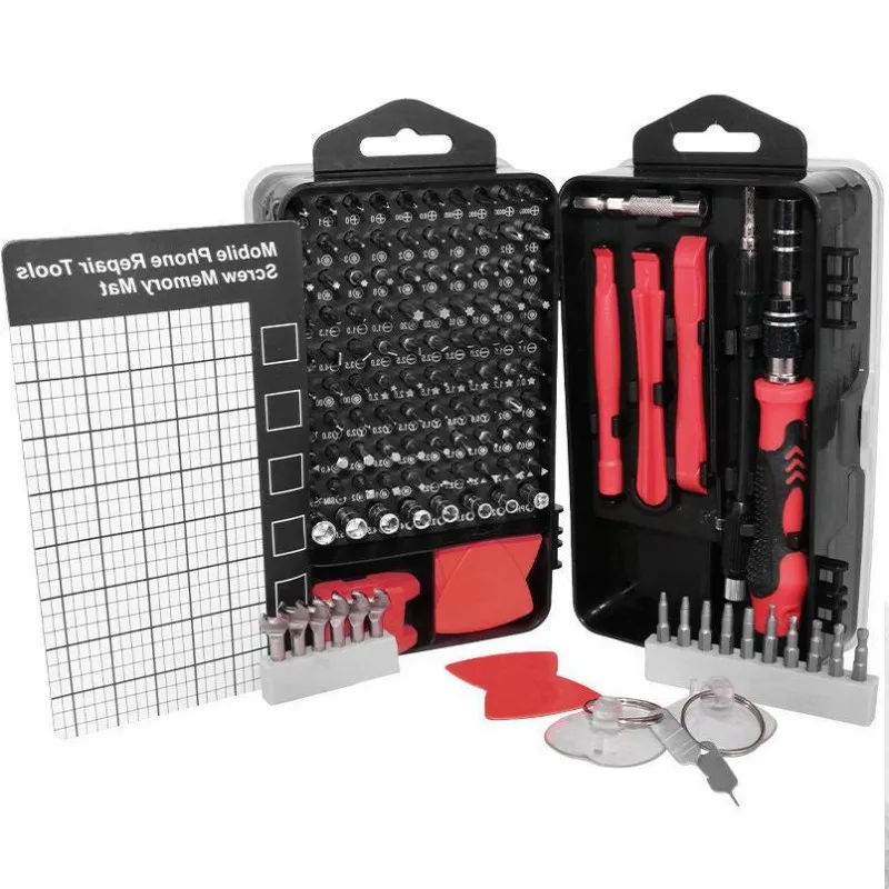 115 in1 Magnetic Laptop Screwdriver Kit Precision Screwdriver Set Small Impact Screw Driver with Case Camera Computer Repair Kit