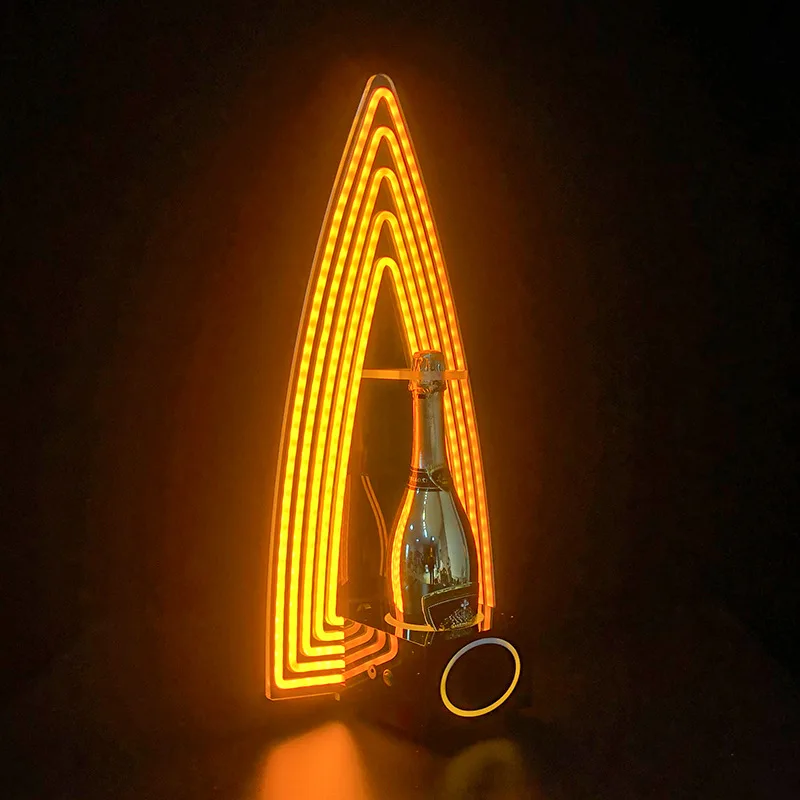 DON JULIO 1942 Glow Bar Champagne Wine Bottle Glorifier Display VIP Presenter For Night Club Lounge Party Decoration