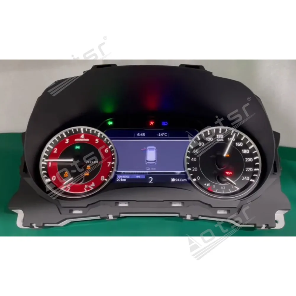 Grupo Digital LCD para salpicadero de coche Nissan Patrol Y62, instrumento de cabina Virtual, medidor de velocidad automático, pantalla Ai Plug And Play 3