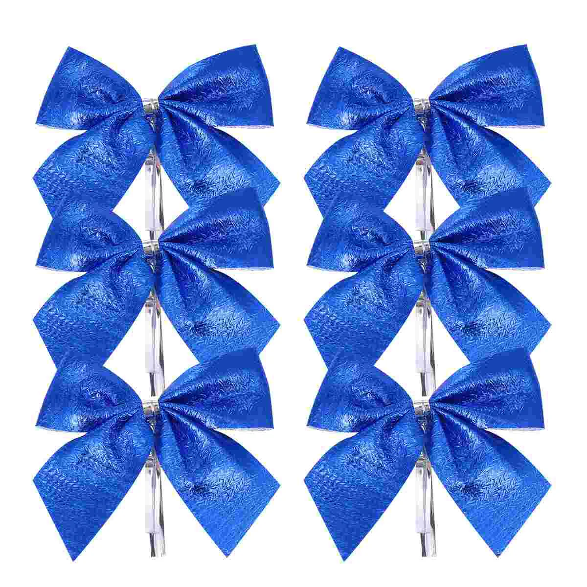 

60 шт., декоративные банты для новогодней ёлки