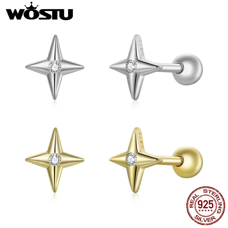 RINNTIN APE76 nuovo arrivo vendita calda Design orecchini da Tennis 925 argento