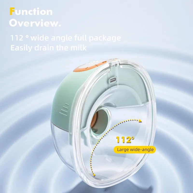 The New Electric Portable Integrated Hands-free Invisible Painless Breast Pump Automatically Mute Large Suction Lactation