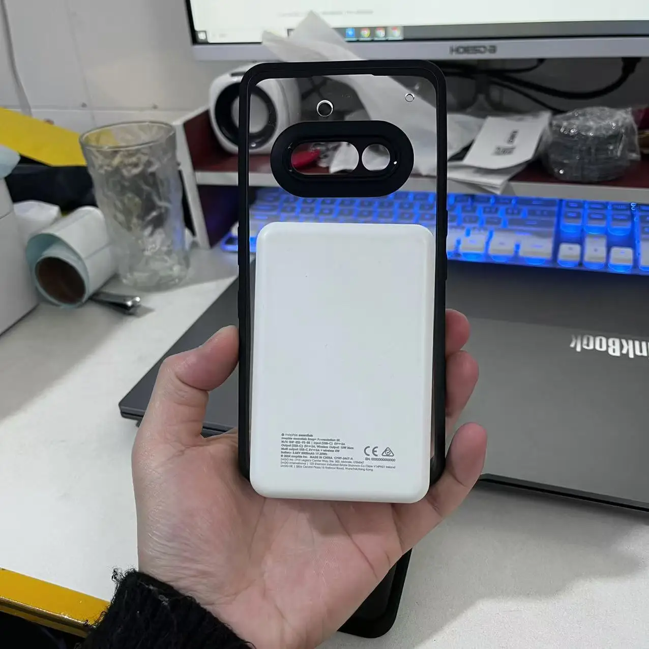 ل لا شيء الهاتف 3A 2A برو حافظة فاخرة ماتي شفافة غ...