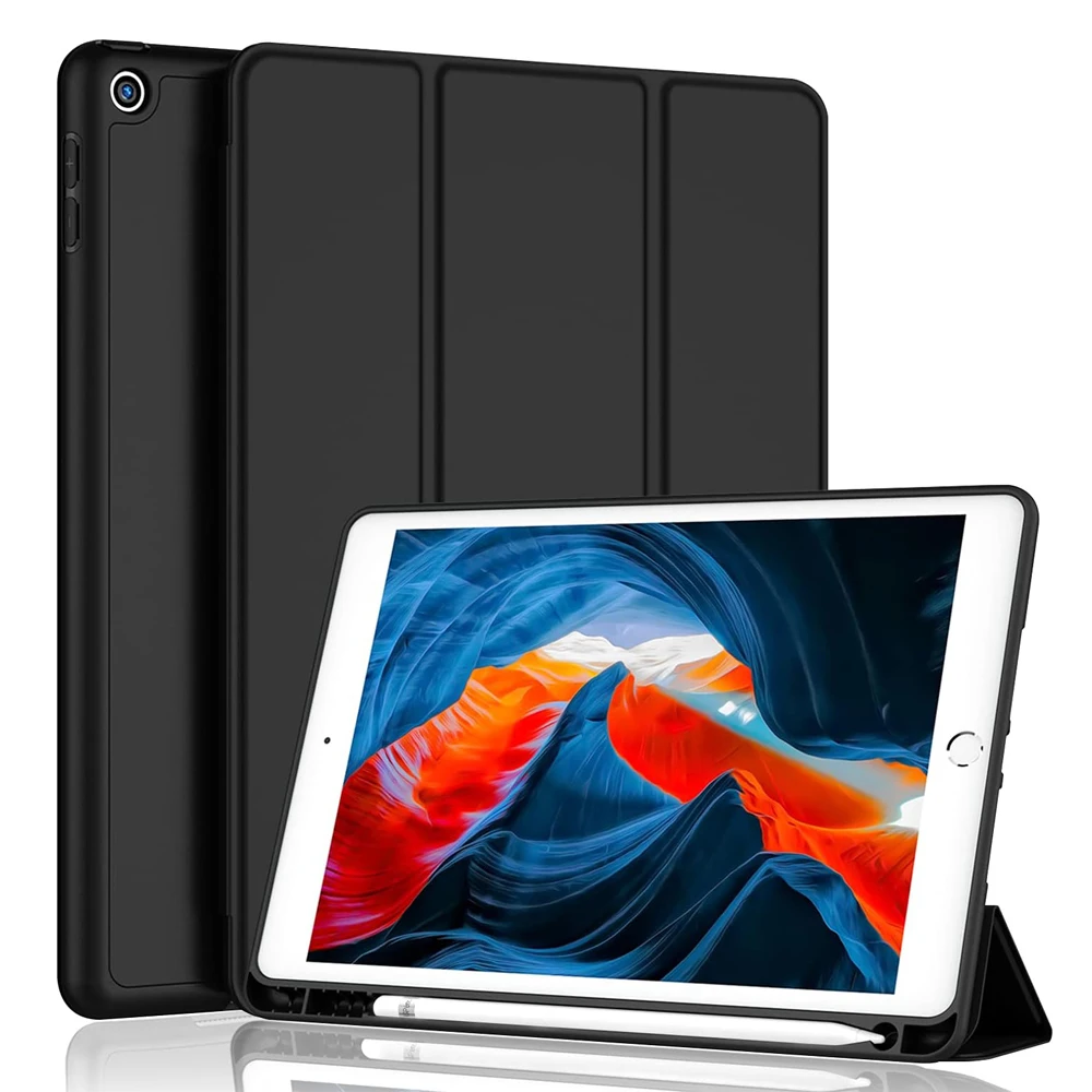 Advanced iPad Protective Case with Pencil Holder and Versatile Stand