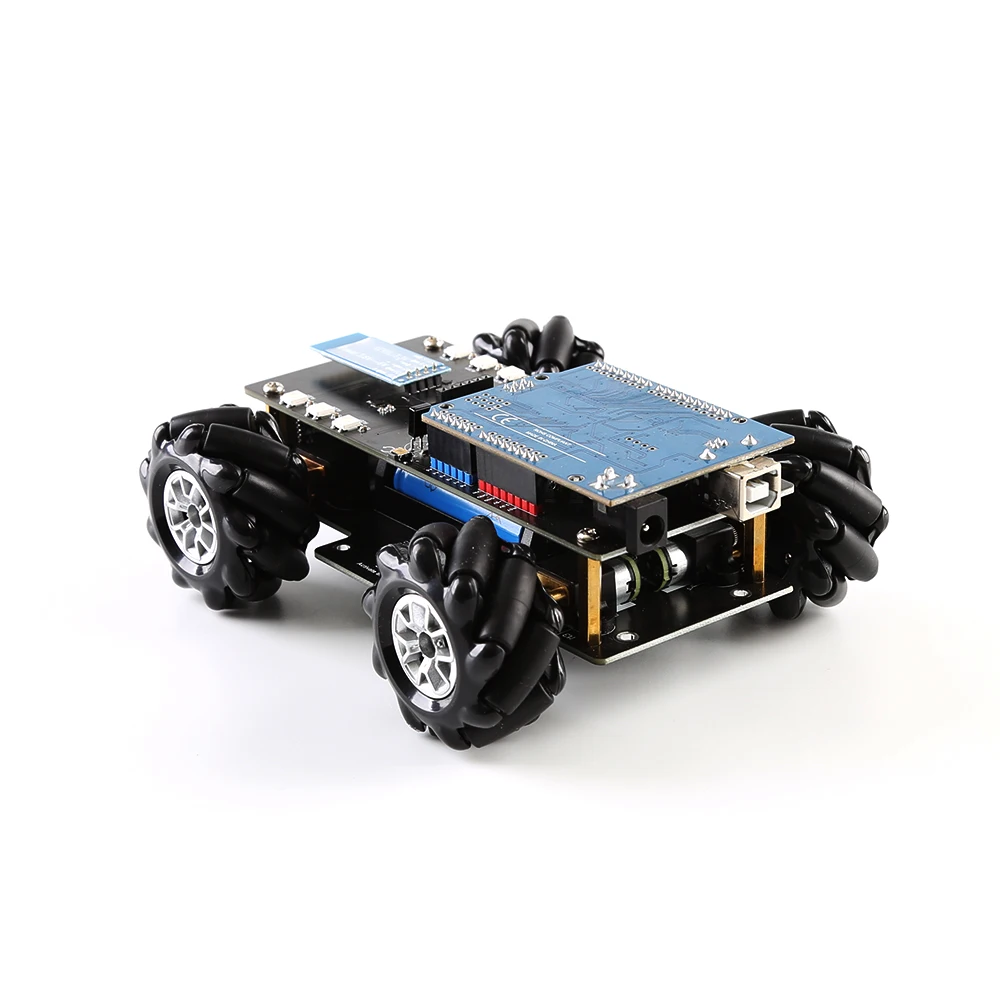 Inteligente Robot Starter Kit para Programação Arduino Mecanum Roda Chassis Car Kit Faça Você Mesmo Educação Car Kit - Imagem 2