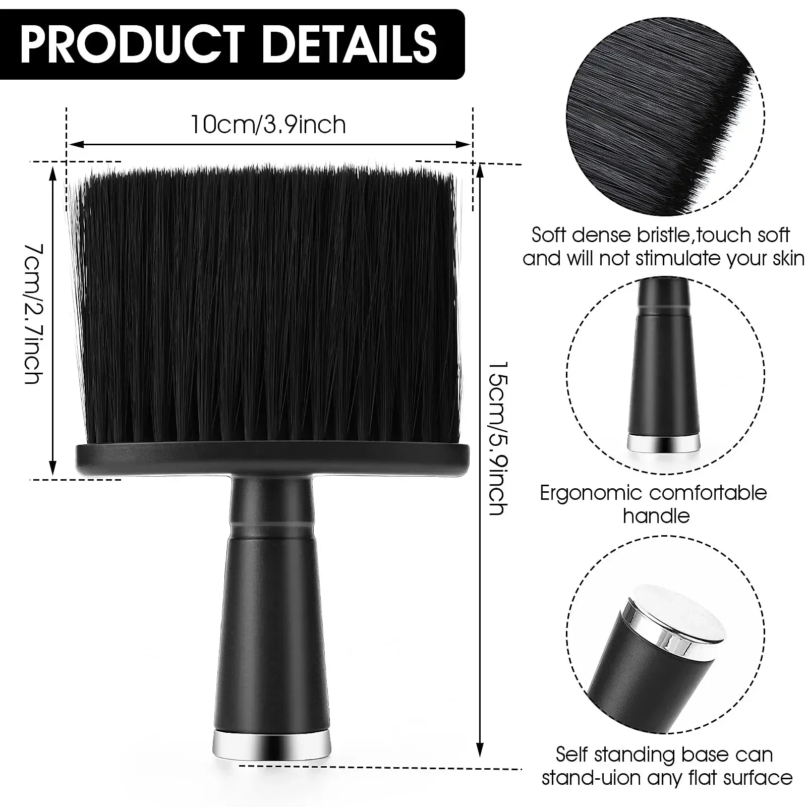 Hair Styling Tool Professional Soft Hair Brush For Barber Salon
