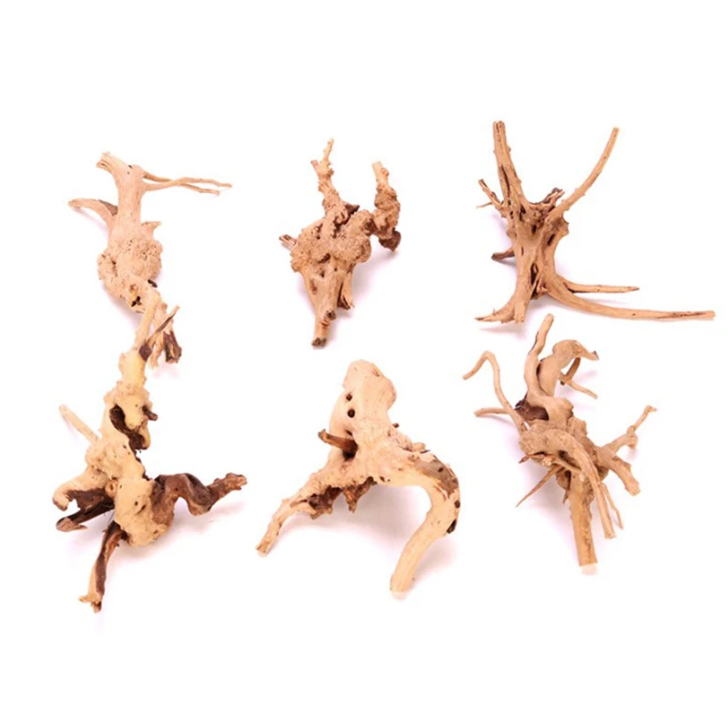 

1 Pcs Wood Natural Trunk Driftwood Tree Aquarium Fish Tank Plant Stump Aquarium Fish Tank Ornament Landscaping Decoration