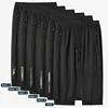 Plus Size 6XL 7XL 8XL Men's 3/4 Long Hiking Capri Shorts For Men Streetwear Cargo Short For Summer Travel Workout Ice Silk Pants 3
