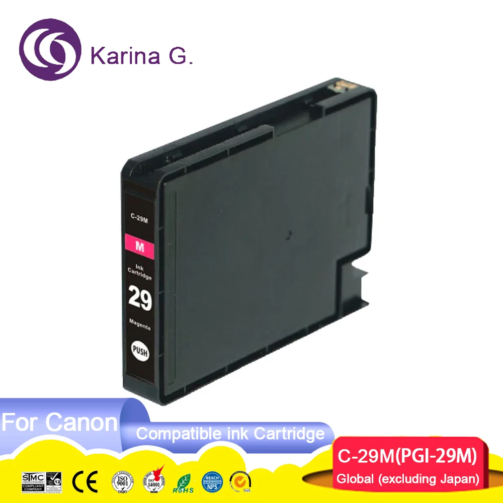 PGI-29 PGI29 PGI 29 C-29 Premium Color Compatible InkJet Ink Cartridge for Pixm