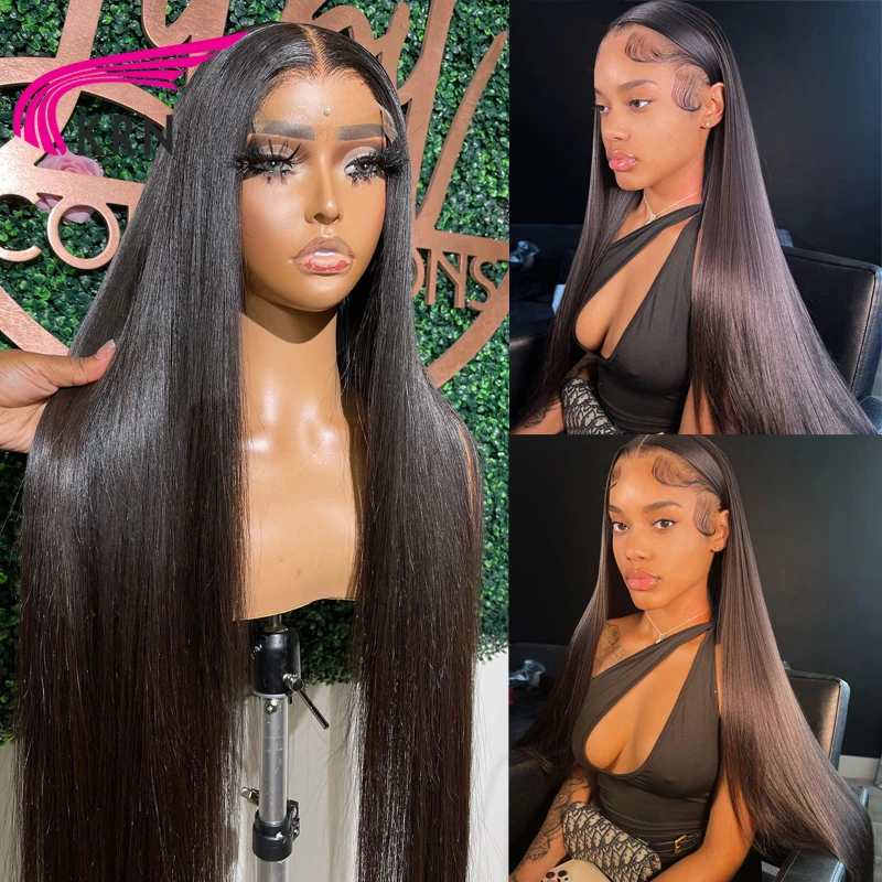 

KRN Lace Front Wigs For Human Women Natural Colored 13x4 Lace Front Wig Brazilian Remy Wigs Straight Hair