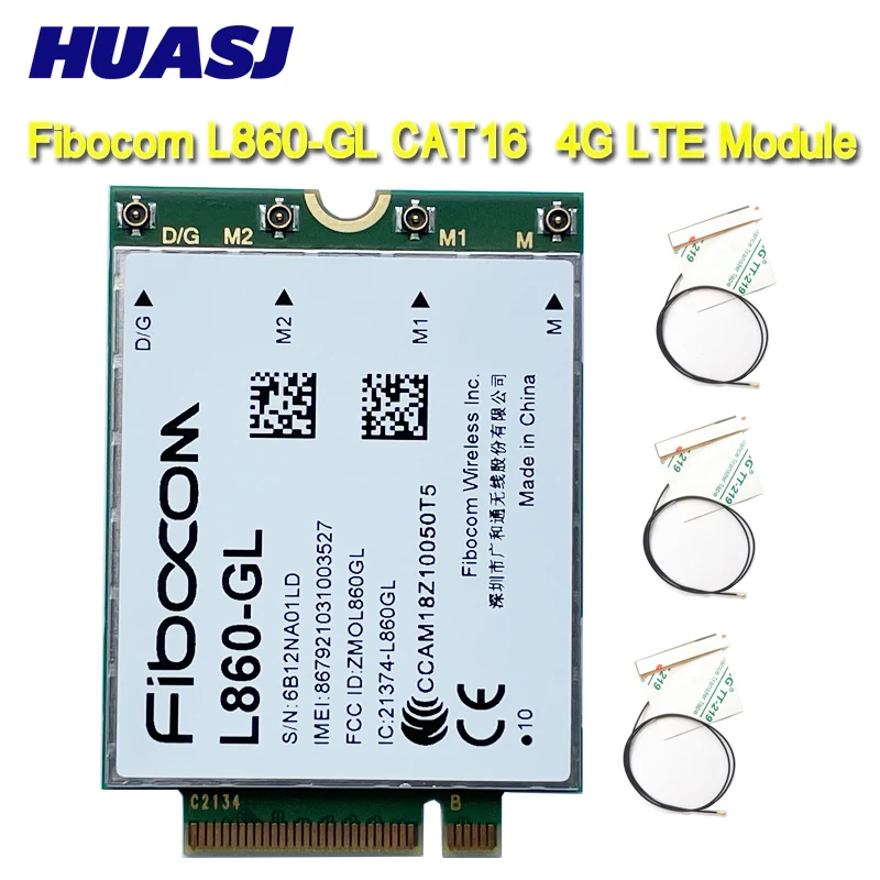 Huasj L860-GL FDD-LTE TDD-LTE Cat16 4G Module XMM 7560 LTE 4G Card USB 3.0 Adapter For laptop 4g lte module