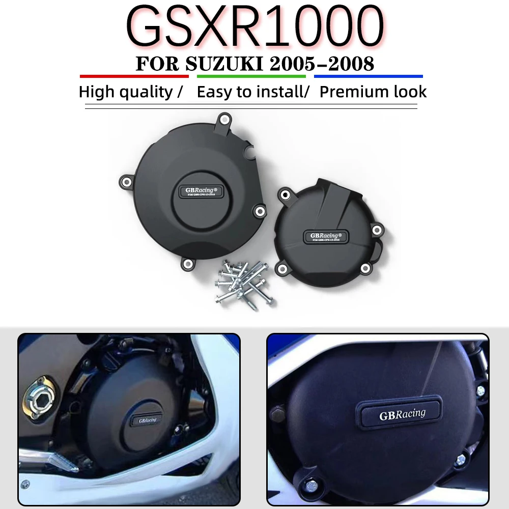 GSXR1000 Motorcycles Engine Protection Cover SUZUKI GSXR1000 2005 2006 2007 2008 GB Racing engine cover