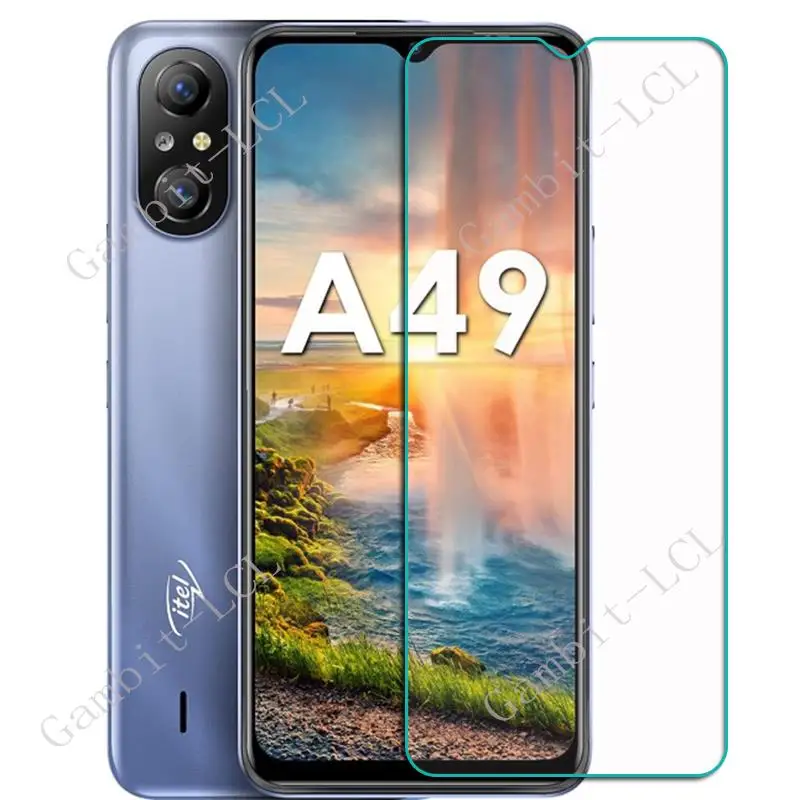 Vetro Temperato Per Itel A49 6.56 "Itela49 Pellicola Protettiva Per Telefono Con Pellicola Protettiva